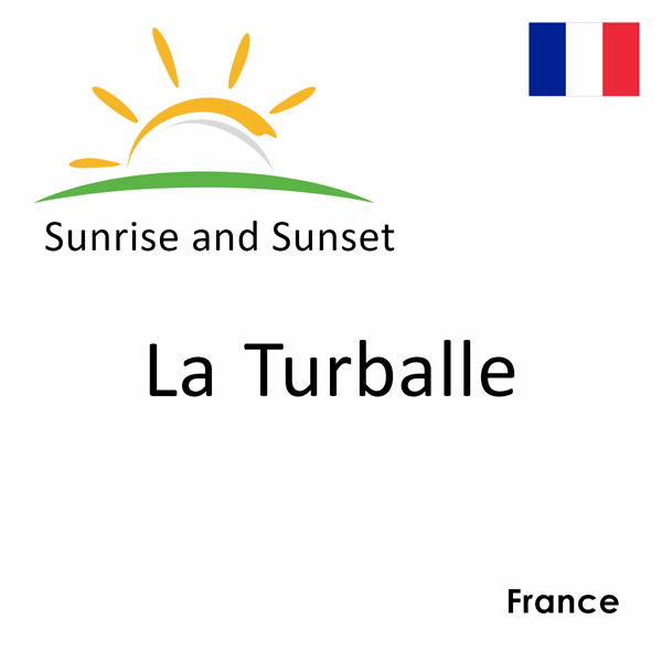 Sunrise and sunset times for La Turballe, France