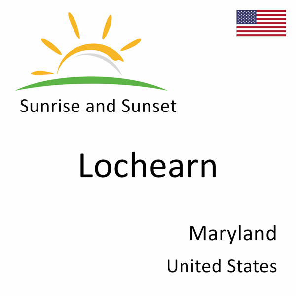 Sunrise and sunset times for Lochearn, Maryland, United States