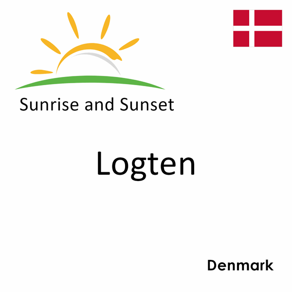 Sunrise and sunset times for Logten, Denmark