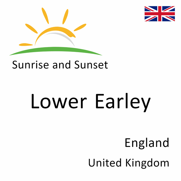 Sunrise and sunset times for Lower Earley, England, United Kingdom