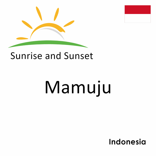 Sunrise and sunset times for Mamuju, Indonesia