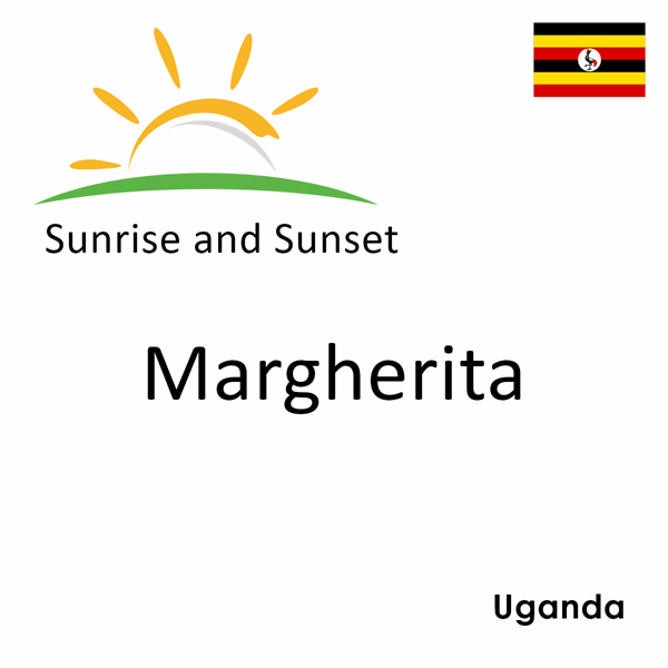 Sunrise and sunset times for Margherita, Uganda