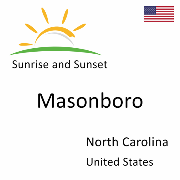 Sunrise and sunset times for Masonboro, North Carolina, United States