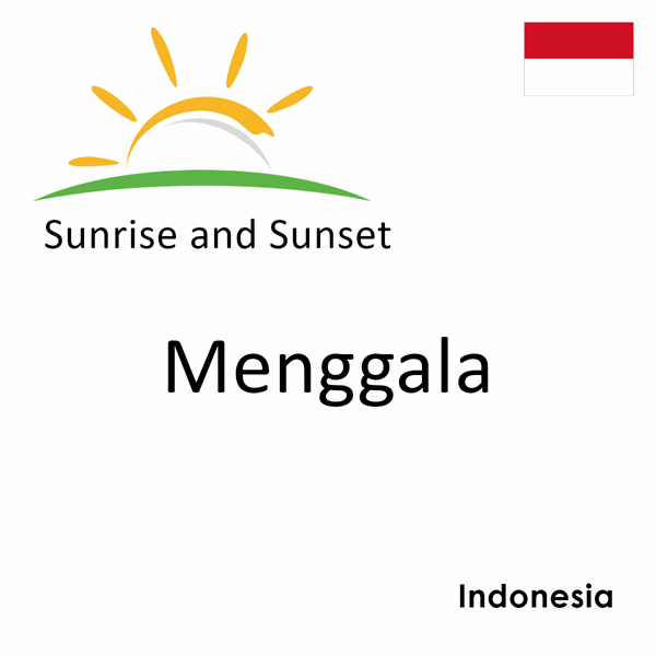 Sunrise and sunset times for Menggala, Indonesia