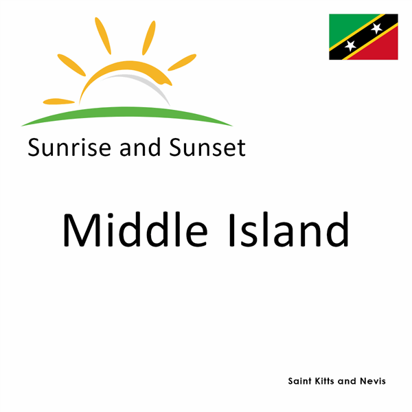 Sunrise and sunset times for Middle Island, Saint Kitts and Nevis