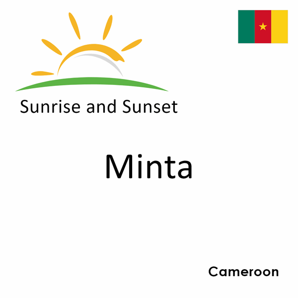 Sunrise and sunset times for Minta, Cameroon