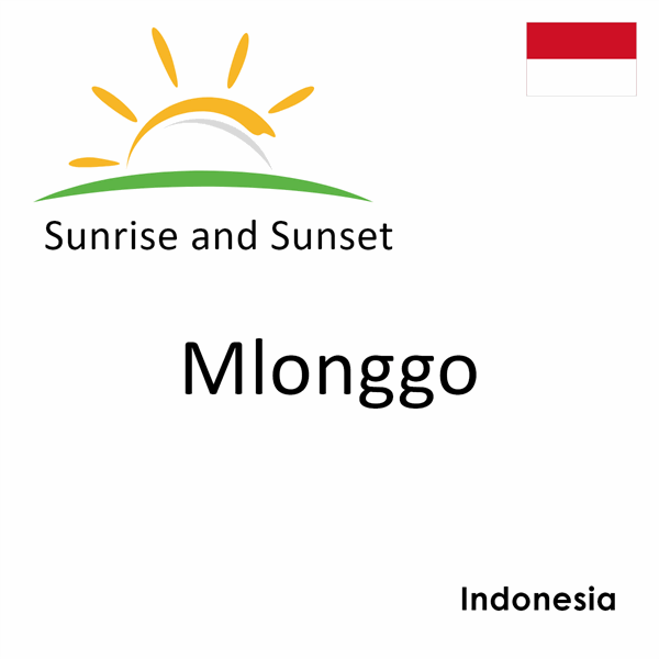 Sunrise and sunset times for Mlonggo, Indonesia