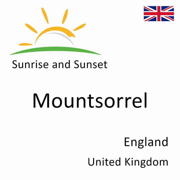 Sunrise and sunset times for Mountsorrel, England, United Kingdom