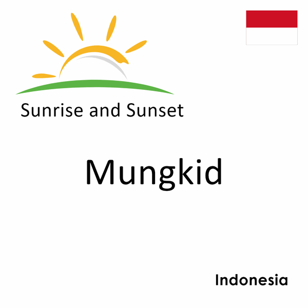 Sunrise and sunset times for Mungkid, Indonesia