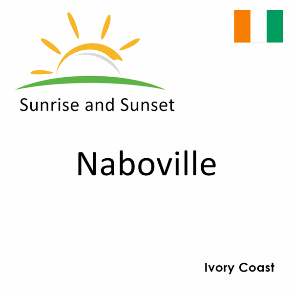 Sunrise and sunset times for Naboville, Ivory Coast