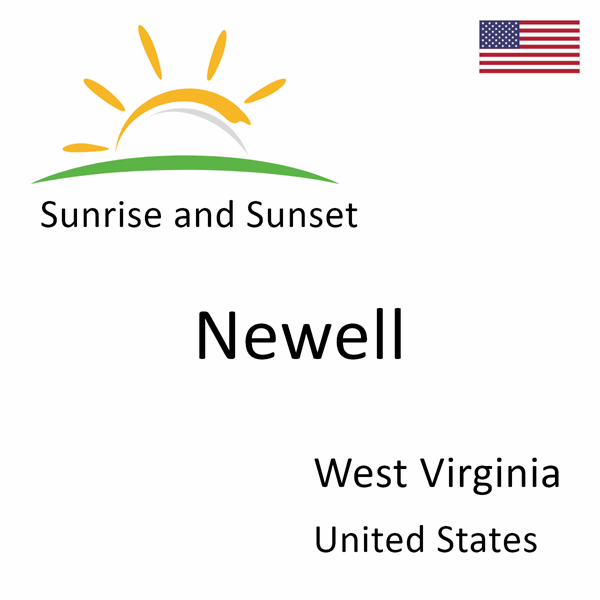 Sunrise and sunset times for Newell, West Virginia, United States