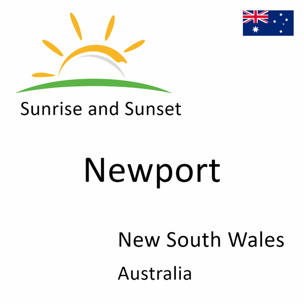 Sunrise and sunset times for Newport, New South Wales, Australia