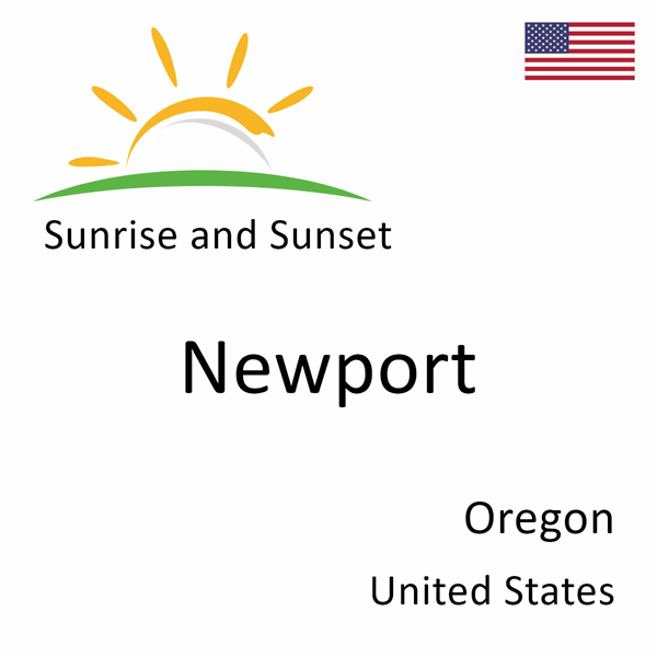 Sunrise and sunset times for Newport, Oregon, United States