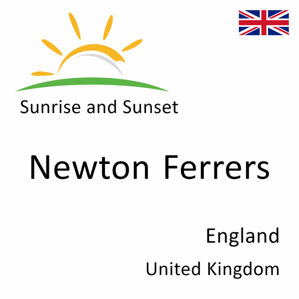 Sunrise and sunset times for Newton Ferrers, England, United Kingdom