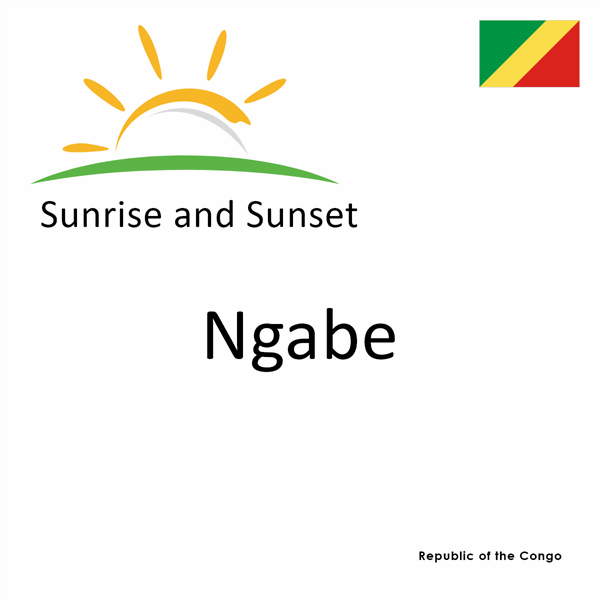 Sunrise and sunset times for Ngabe, Republic of the Congo