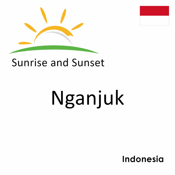 Sunrise and sunset times for Nganjuk, Indonesia