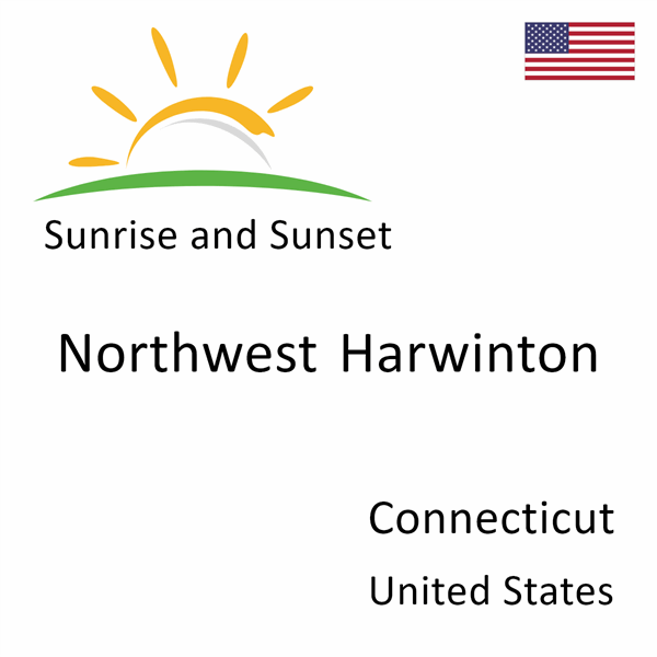 Sunrise and sunset times for Northwest Harwinton, Connecticut, United States