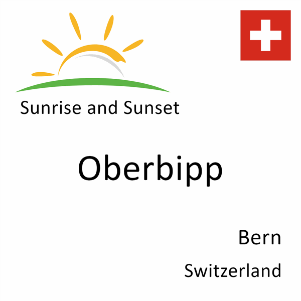 Sunrise and sunset times for Oberbipp, Bern, Switzerland