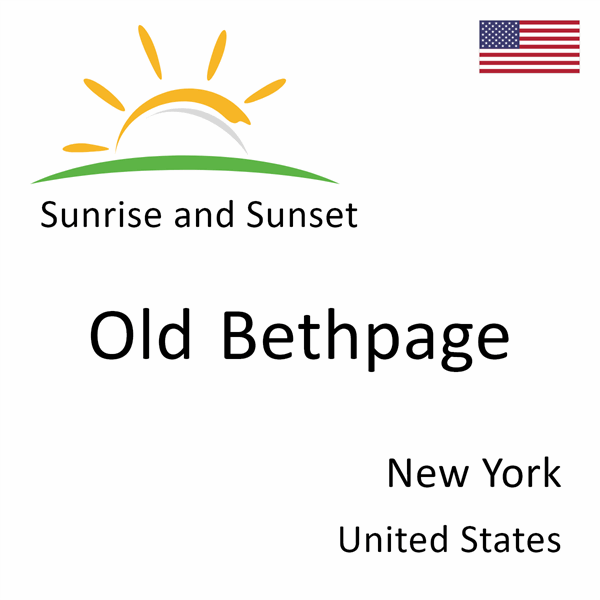 Sunrise and sunset times for Old Bethpage, New York, United States