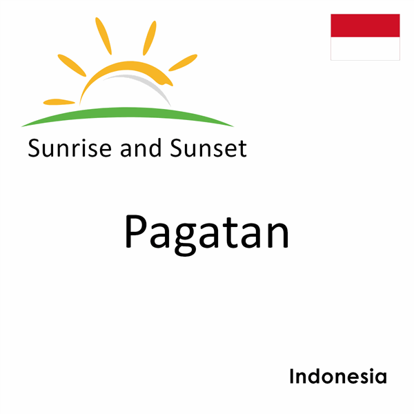 Sunrise and sunset times for Pagatan, Indonesia