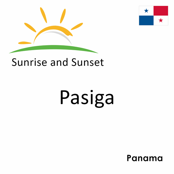 Sunrise and sunset times for Pasiga, Panama