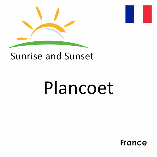 Sunrise and sunset times for Plancoet, France