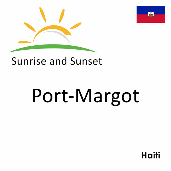 Sunrise and sunset times for Port-Margot, Haiti