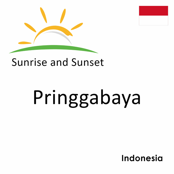 Sunrise and sunset times for Pringgabaya, Indonesia