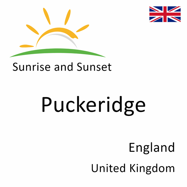 Sunrise and sunset times for Puckeridge, England, United Kingdom