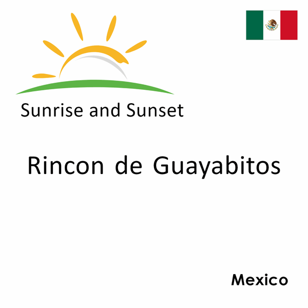 Sunrise and sunset times for Rincon de Guayabitos, Mexico