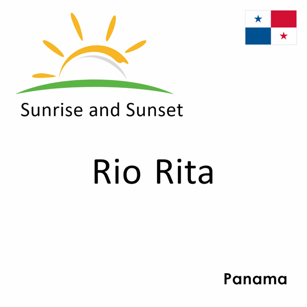 Sunrise and sunset times for Rio Rita, Panama