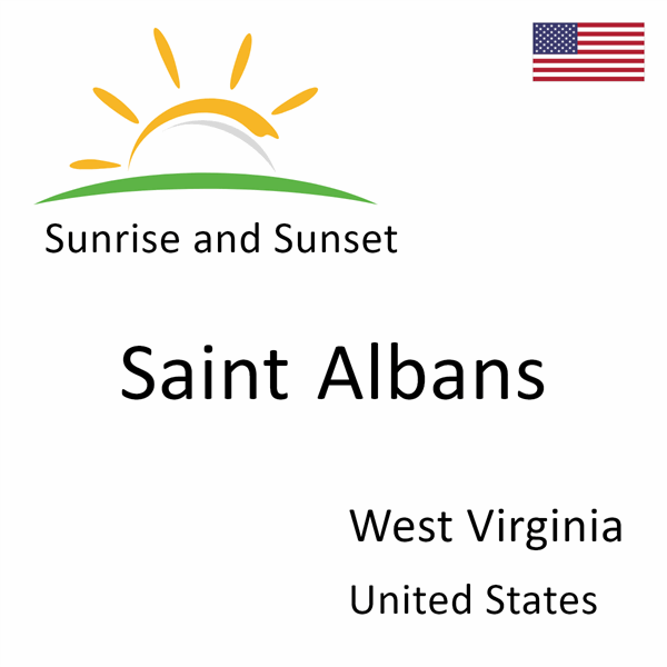 Sunrise and sunset times for Saint Albans, West Virginia, United States