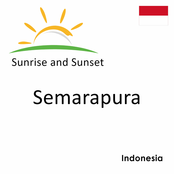 Sunrise and sunset times for Semarapura, Indonesia