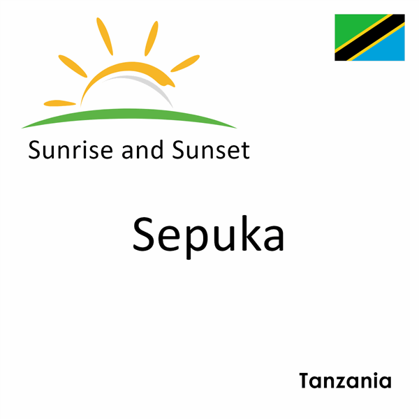 Sunrise and sunset times for Sepuka, Tanzania