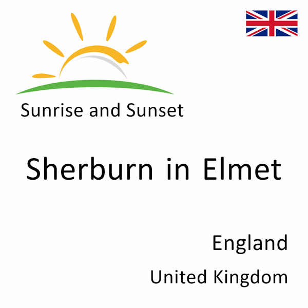 Sunrise and sunset times for Sherburn in Elmet, England, United Kingdom