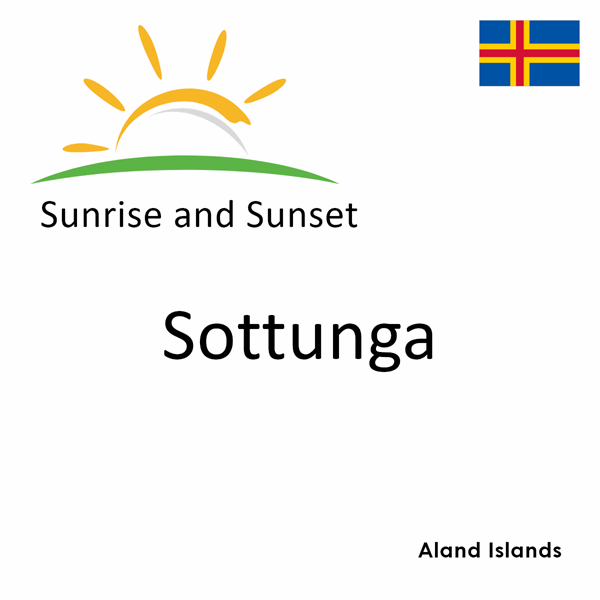 Sunrise and sunset times for Sottunga, Aland Islands