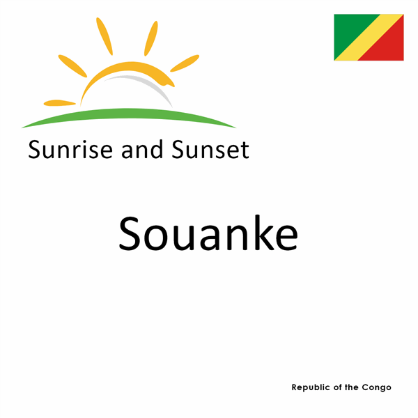 Sunrise and sunset times for Souanke, Republic of the Congo