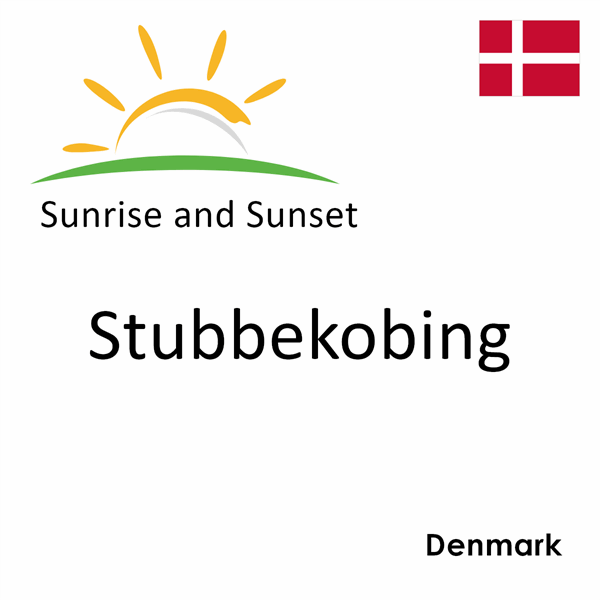 Sunrise and sunset times for Stubbekobing, Denmark