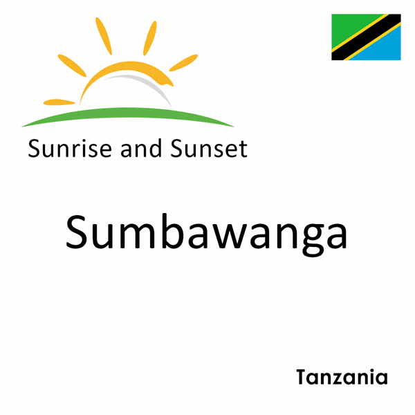 Sunrise and sunset times for Sumbawanga, Tanzania