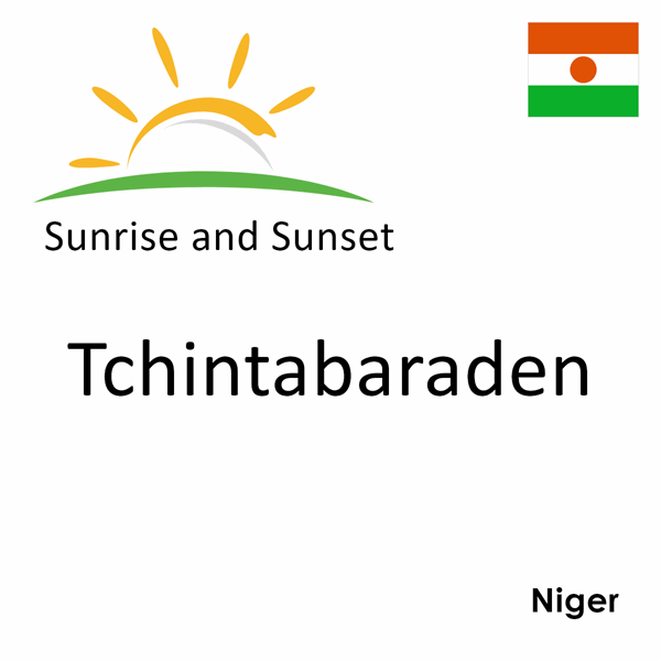 Sunrise and sunset times for Tchintabaraden, Niger