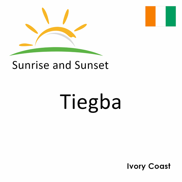 Sunrise and sunset times for Tiegba, Ivory Coast