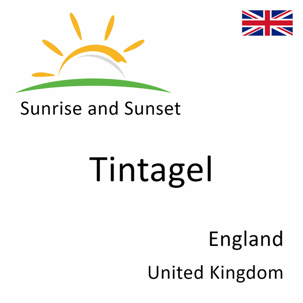 Sunrise and sunset times for Tintagel, England, United Kingdom