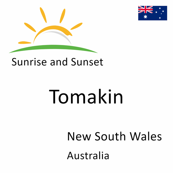 Sunrise and sunset times for Tomakin, New South Wales, Australia