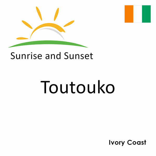 Sunrise and sunset times for Toutouko, Ivory Coast