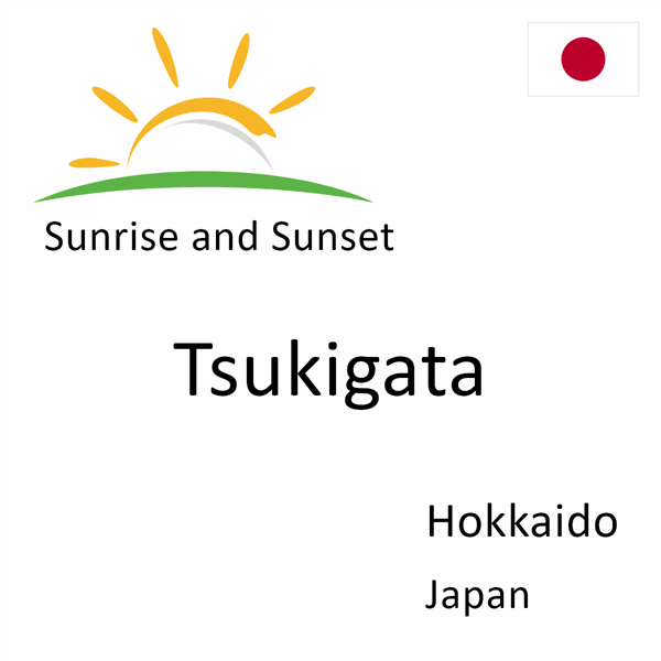 Sunrise and sunset times for Tsukigata, Hokkaido, Japan