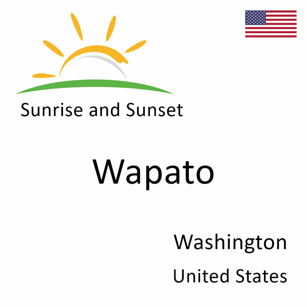 Sunrise and sunset times for Wapato, Washington, United States