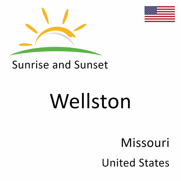 Sunrise and sunset times for Wellston, Missouri, United States