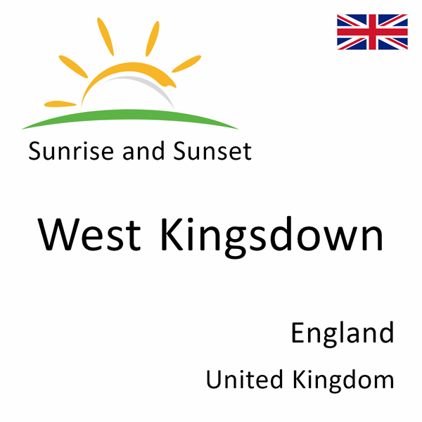 Sunrise and sunset times for West Kingsdown, England, United Kingdom