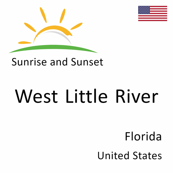 Sunrise and sunset times for West Little River, Florida, United States