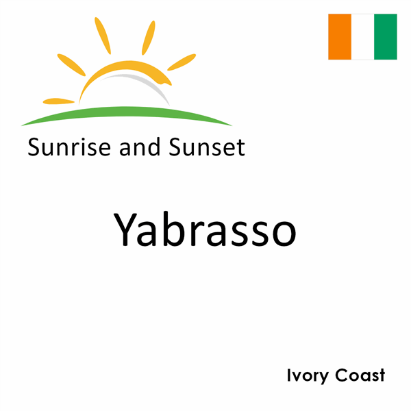 Sunrise and sunset times for Yabrasso, Ivory Coast